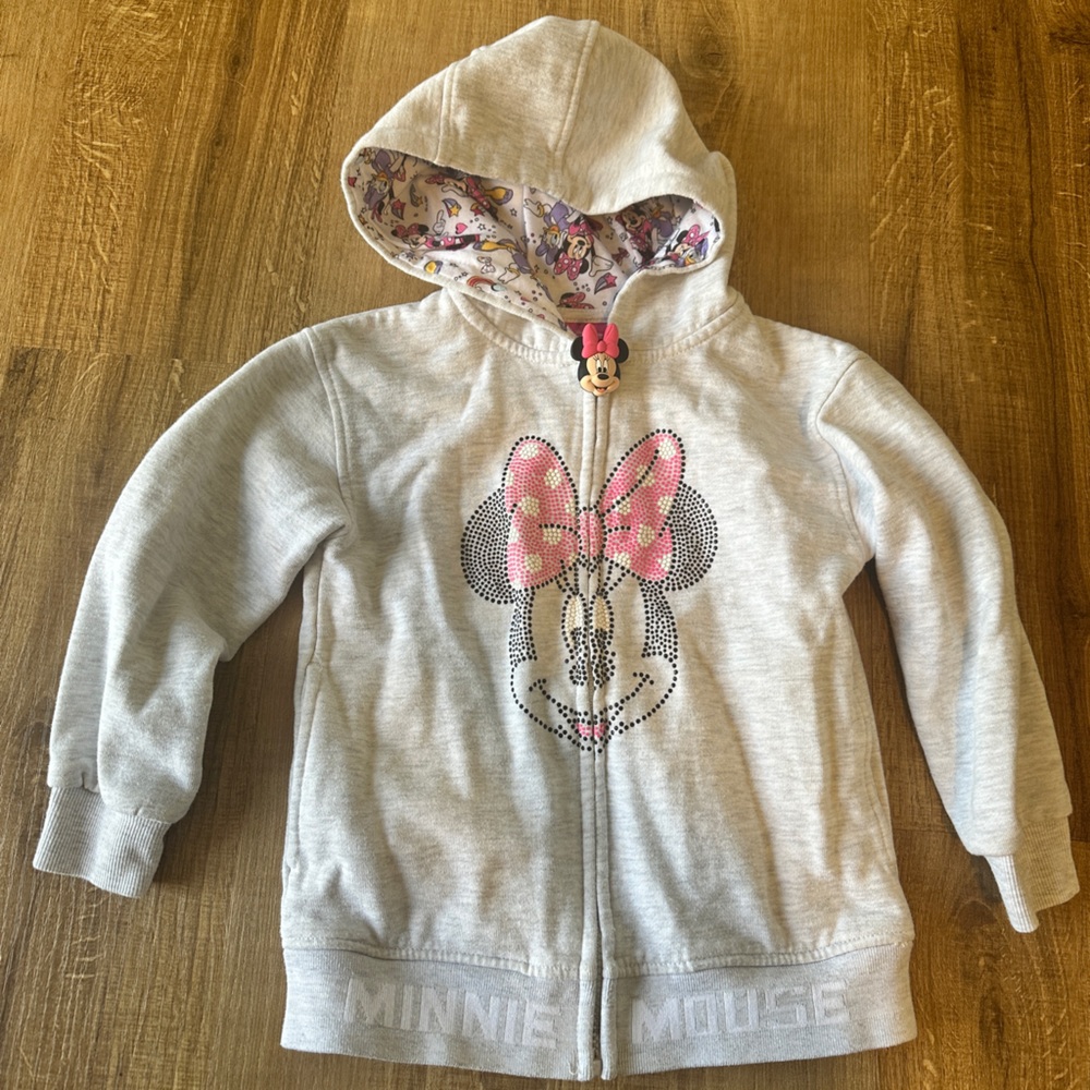 Disney Minnie Mouse‎ White and Pink Fleece | size 6